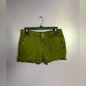 Olive Green Women's Shorts